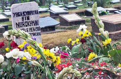 Makam Olga Syahputra Ambles, Keluarga Siap Perbaiki