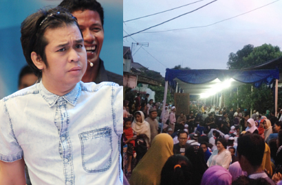 Gelar Peringatan 7 Hari, Kediaman Olga Syahputra Didatangi Banyak Orang