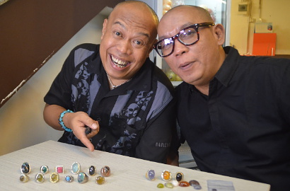 Ketagihan Koleksi Batu Akik, Edwin dan Jodi Ingin Buka Usaha