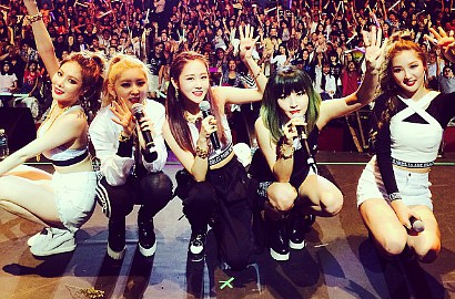 Konser Pertama 4minute di Myanmar Sukses Hibur 7000 Penggemar