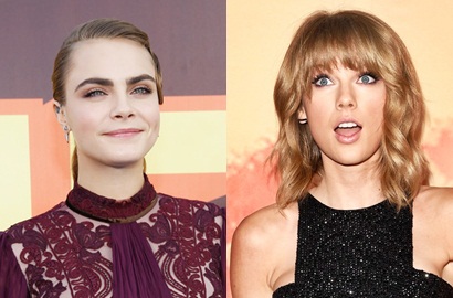 Taylor Swift Gandeng Cara Delevingne untuk Syuting MV 'Bad Blood'