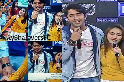 Romantisnya Shaheer-Ayu Ting Ting Saling Tebak dan Nyanyi Bareng di 'Pesbukers'