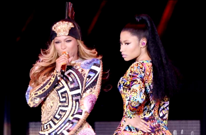 Beyonce Knowles dan Nicki Minaj Syuting Video Musik Bareng?