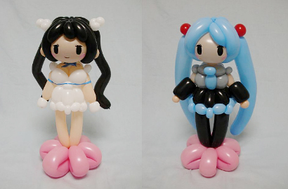 Lucu Banget Boneka Unik dari Balon Buatan Seniman Jepang