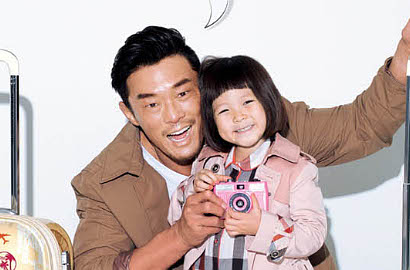 Choo Sarang dan Ayahnya Diam-Diam Syuting Iklan Internasional