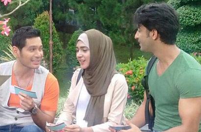 Tiba di India, Nabila-Shaheer Syuting Bareng untuk 'Cinta di Langit Taj Mahal'
