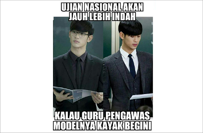 UN SMP, Netter Minta Semangat dari Oppa-oppa Kece Ini
