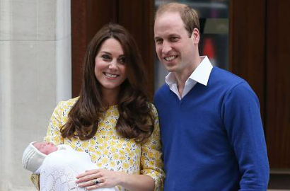 Pangeran William dan Kate Middleton Umumkan Nama Anak Kedua