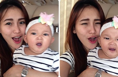 Ayu Ting Ting Pamer Foto Lucu Bilqis, Haters Langsung Buka Suara