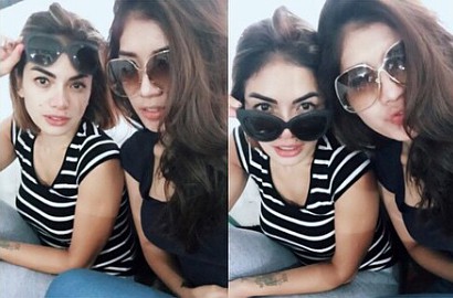 Wanita yang Cium Bibir Nikita Mirzani Ternyata Seorang Model