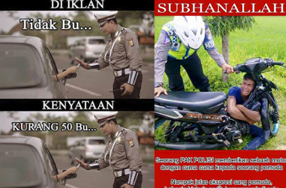 Meme Kocak Para Polisi di Indonesia Dijamin Bakal Bikin Ngakak