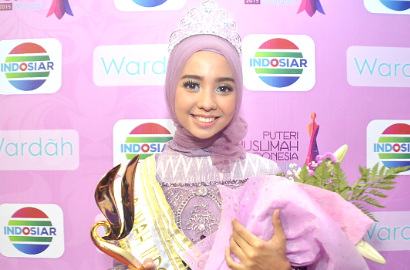 Nesa Aqila Tak Menyangka Bisa Raih Mahkota Puteri Muslimah Indonesia 2015