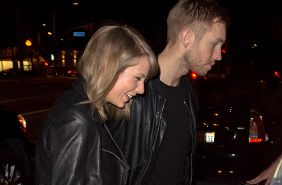 Cieee, Calvin Harris Gandeng Taylor Swift Saat Makan Malam