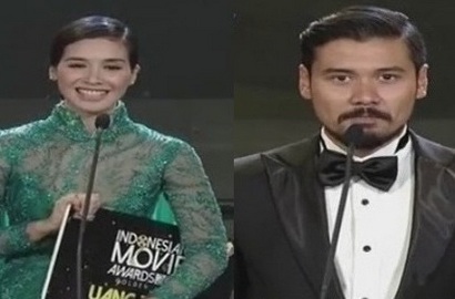 Chico Jericho-Marsha Timothy Menangi Indonesian Movie Awards 2015