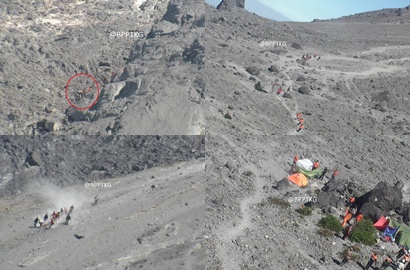 Simak Kisah Menegangkan Relawan Saat Angkat Jenazah Eri Yunanto di Merapi