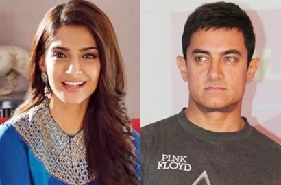 Sonam Kapoor Terkejut Ketemu Amir Khan di Lokasi Film 'Neerja'