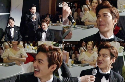 Tak Hanya Digoda JYP, Lee Min Ho Disindir Soal Suzy di Baeksang Awards 2015
