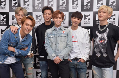 Beast Bergaya Aegyo di Photo Booth, Kikwang Paling Imut