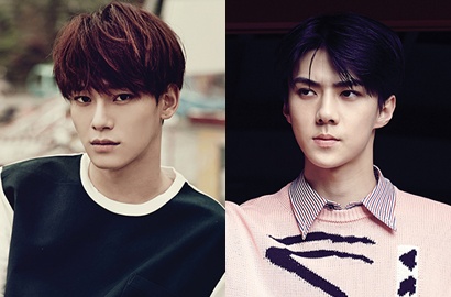 Intip Sehun dan Chen Syuting Acara Tiongkok 'To End of The World'