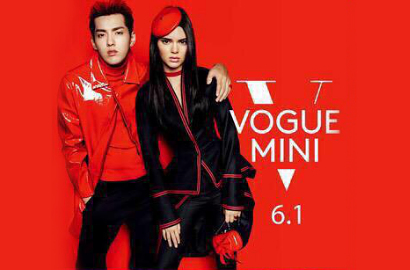 Pose Si Cantik Kendall Jenner Peluk Kris Wu Yifan di Vogue China