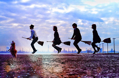 Intip Foto-foto Seru Harry Potter Jepang Terbang di Seluruh Dunia