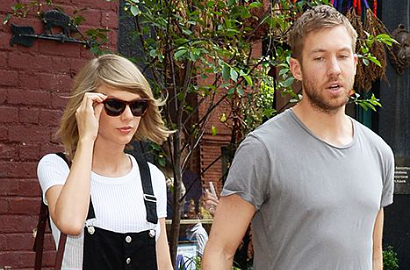 Taylor Swift Mesra-Mesraan Pakai Bikini Seksi Bareng Calvin Harris
