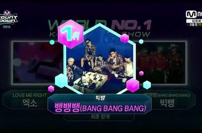Selamat, Big Bang 'Bang Bang Bang' Menang Perdana di 'M! Countdown'