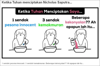Kuis 'Ketika Tuhan Menciptakan Saya' Sebabkan Pro Kontra