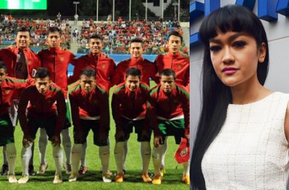 Julia Perez Beri Dukungan ke Evan Dimas cs Jelang Lawan Thailand