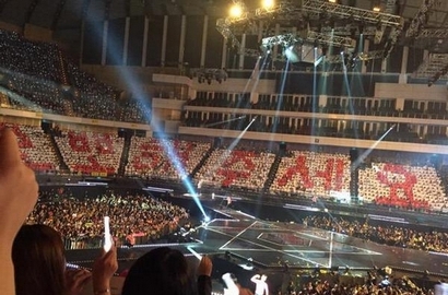 Konser di Taiwan, EXO 'Disuruh' Fans Topless dan Pamer Perut