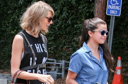 Tinggalkan Calvin Harris Sejenak, Taylor Swift Pilih Jalan Bareng Selena Gomez