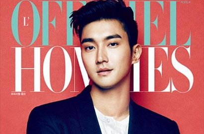 Imutnya Siwon SuJu Makan Es Krim di Foto La'Officiel Hommes Edisi Juli 2015