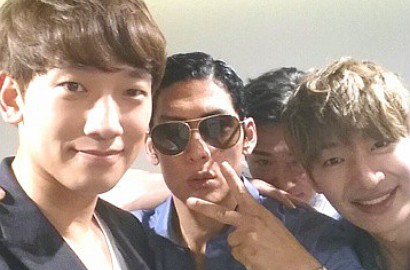 Serunya Rain dan g.o.d Reuni Bareng