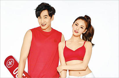 Lee Kwang Soo-Nana After School Sporty dan Seksi di Iklan Baru