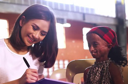 Gadis Berpenampilan Tertua di Filipina Rayakan Ultah Ke-18