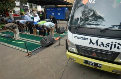 Keren, Inilah Masjid Portable Pertama di Indonesia