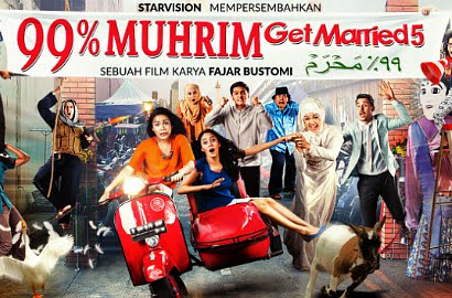 '99 Persen Muhrim Get Married 5' Nirina Zubir Munculkan Adegan Parodi ISIS