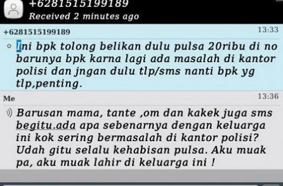 SMS-SMS Penipuan Ini Justru Buat Calon Korbannya Ngakak