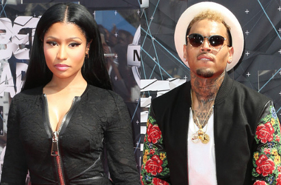 Nicki Minaj-Chris Brown cs Tampil Trendi di Red Carpet BET Awards 2015