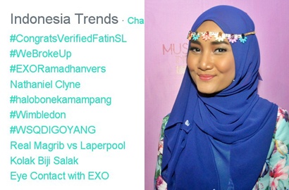 Akun Twitter Diverifikasi, Fatin Shidqia Jadi Trending Topik