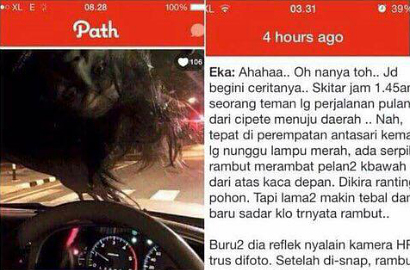 Beredar Foto Penampakan Hantu di Antasari Jakarta, Netter Malah Ngakak