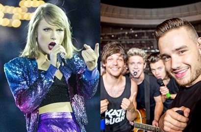 Taylor Swift-1D Pimpin Nominasi Gelombang 2 Teen Choice Awards