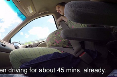 Heboh Video Wanita Melahirkan Sendiri Bayi di Dalam Mobil