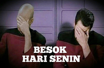 Intip Meme Kocak Buatan Netter Bagi yang Kesal Menyambut Hari Senin