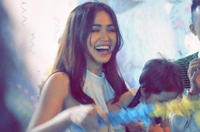 Rayakan Ultah, Putra Jessica Iskandar Dekati Bilqis, Putri Ayu Ting Ting