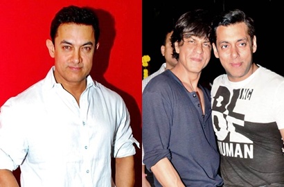 Aamir Khan Cemburu dengan Hubungan Salman Khan-Shahrukh Khan?