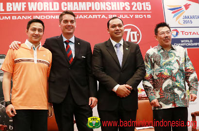Ini Hasil Pengundian Kejuaraan Bulutangkis World Championships 2015