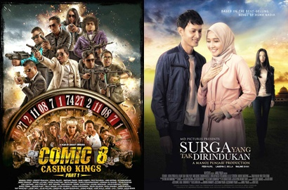 'Surga Yang Tak Dirindukan' dan 'Comic 8: Casino Kings' Masih Rajai Box Office