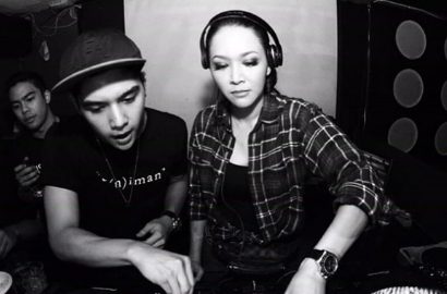 Intip Kerennya Gaya Maia Estianty dan Al Ghazali Nge-DJ Bareng