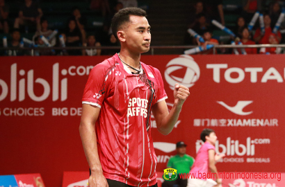 Kejuaraan Dunia Bulutangkis 2015: Tommy Sugiarto Lolos ke Babak ke-2
